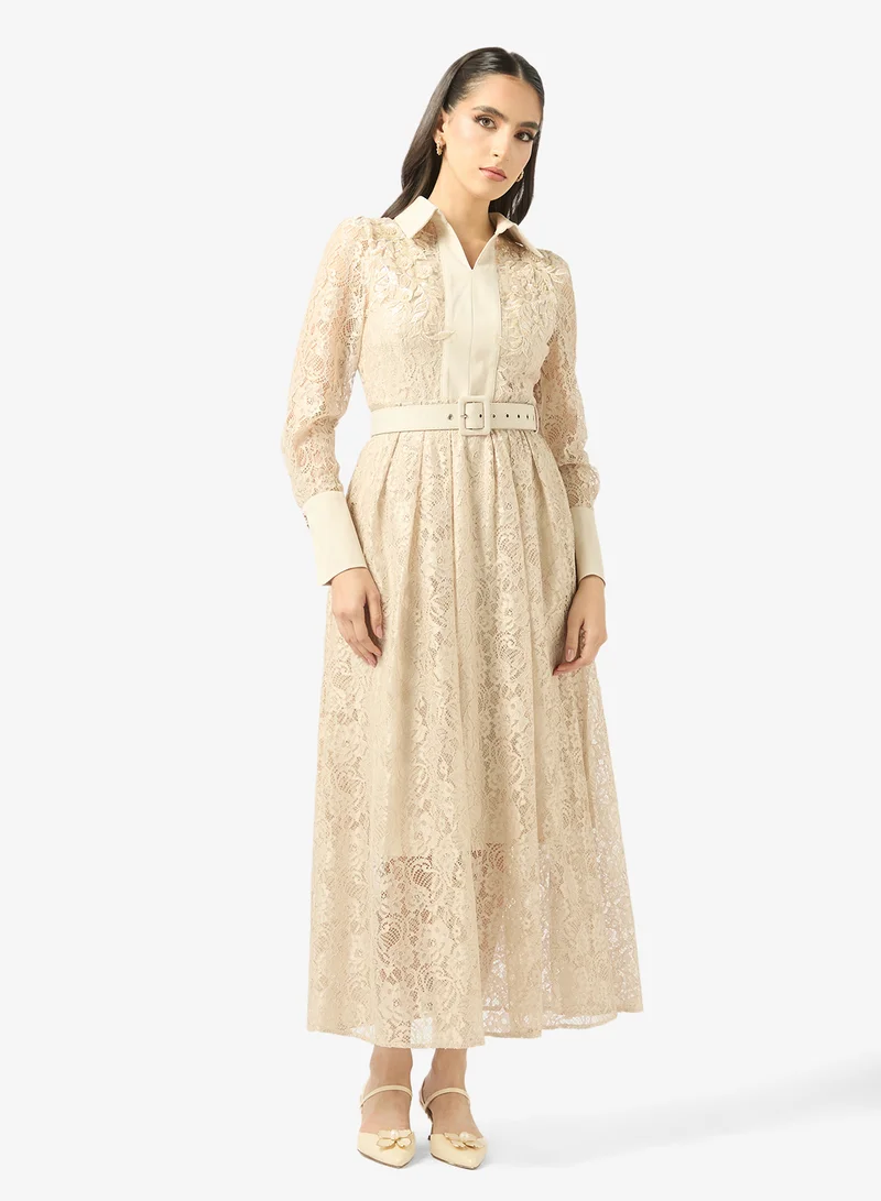 خزانة Lace A-line Dress